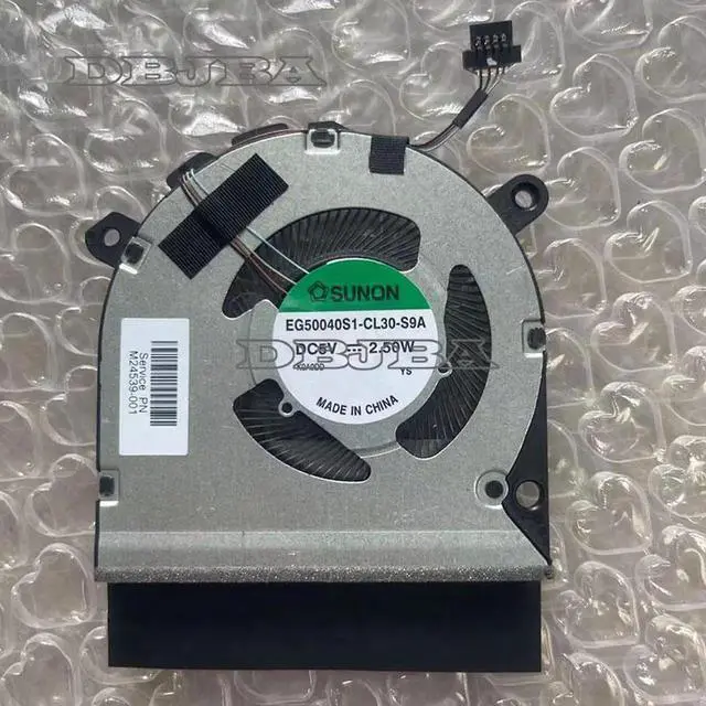 Alt view image 2 of 2 - New cpu cooling fan cooler for HP 14-DV TPN-Q244 M24539-001 EG50040S1-CL30-S9A