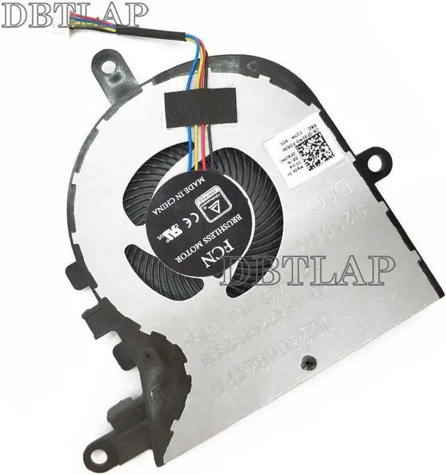 Alt view image 4 of 6 - CPU Fan for Dell Latitude 3590 L3590 E3590 Inspiron 15 5570 5575 Fan NPFW6 0NPFW6