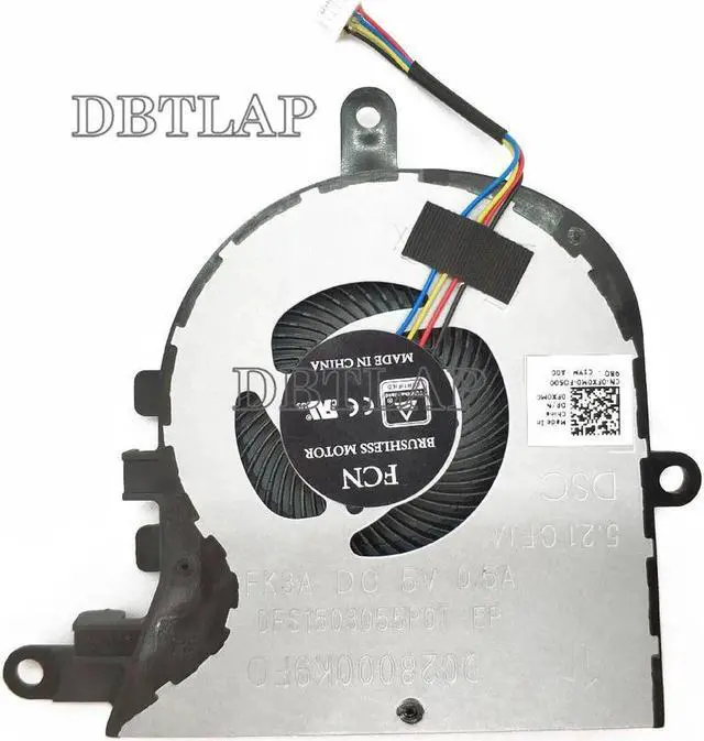 Alt view image 3 of 6 - CPU Fan for Dell Latitude 3590 L3590 E3590 Inspiron 15 5570 5575 Fan NPFW6 0NPFW6