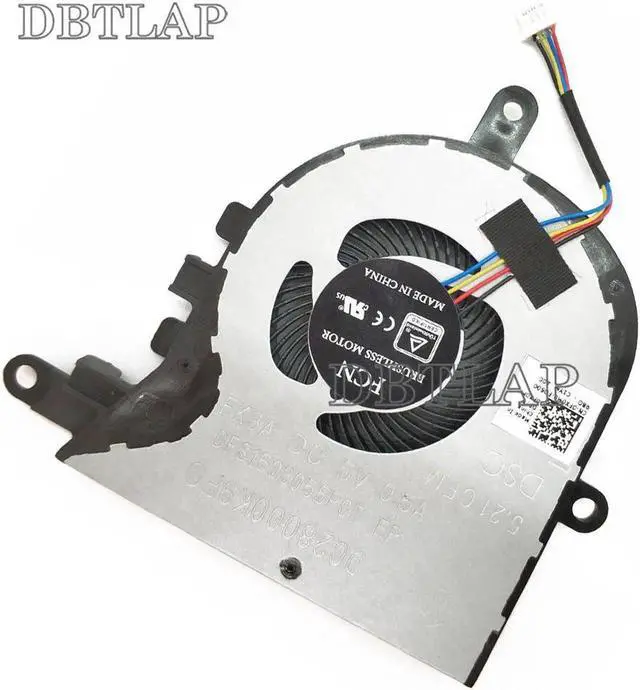 Alt view image 5 of 6 - CPU Fan for Dell Latitude 3590 L3590 E3590 Inspiron 15 5570 5575 Fan NPFW6 0NPFW6