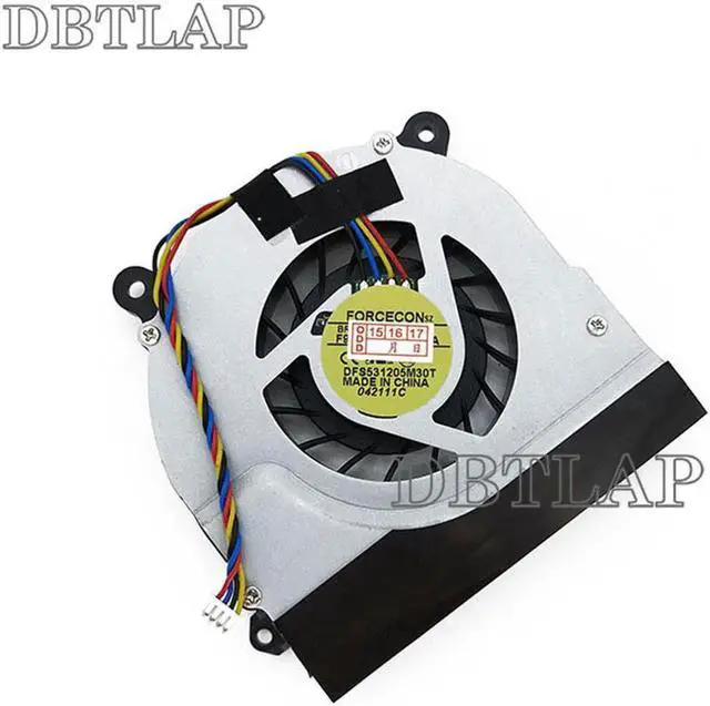 Alt view image 2 of 6 - DFS531205M30T F9Y5 CPU Fan Compatible for Hasee A300 A350 A460 A400 H24z Cooling Fan