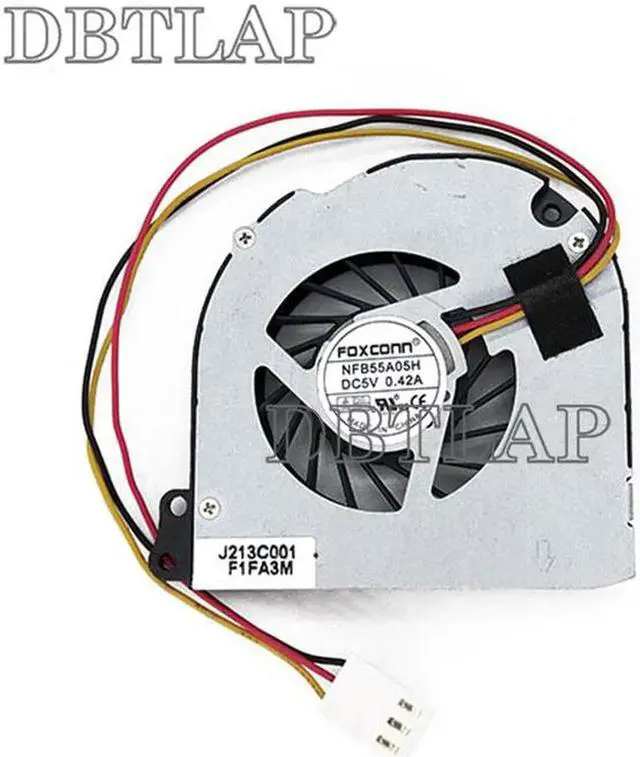 Alt view image 4 of 6 - Laptop CPU Fan Compatible for Hp All in one 100eu foxconn nfb55a05h