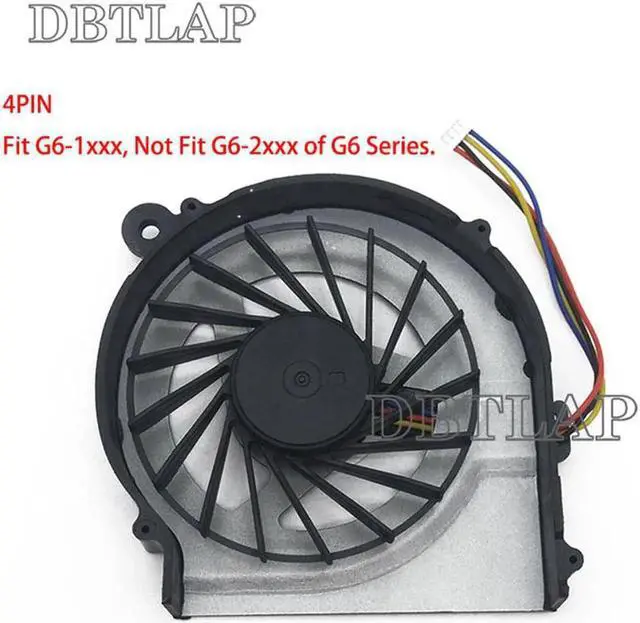 Alt view image 4 of 6 - Laptop CPU Fan for HP g6 g6-1a00 g6t-1a00 g6-1b00 g6t-1b00 g6-1c00 g6t-1c00 g6-1d00 g6z-1c00 g6t-1d00 g6z-1d00 g6-1159er g6-1160er g6-1162er g6-1182sr g6-1202sr g6-1d70ca