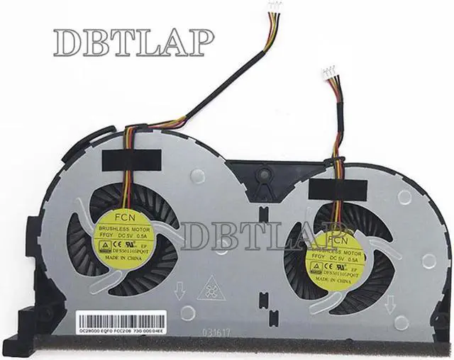 Alt view image 5 of 5 - CPU Cooler Fan for Lenovo Y50P-70FFGY Y70-70 Y50-50 CPU Fan