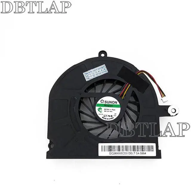 Alt view image 6 of 6 - Laptop Fan for Toshiba Qosmio X300 X300-11S X300-11W X300-12H X300-16C X300-16D X305-Q701 KSB0705HA 8604W6R AB0905HX-S03 CPU Fan