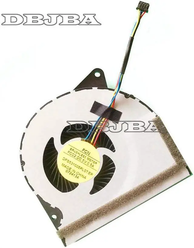 Alt view image 4 of 6 - Fan For LENOVO IdeaPad Z710 AB08505HX120B00 0Z710 DFS531005PL0T FCC2 1323-00JB000 CPU Cooling Fan