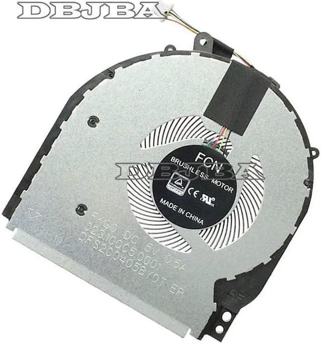 Alt view image 5 of 6 - Fan For HP Pavilion x360 14-CD 14M-CD 14M-CD0001DX 14M-CD0003DX 14M-CD0005DX 14M-CD0006DX 14-cd005ns TPN-W131 L18222-001 CPU Cooling Fan