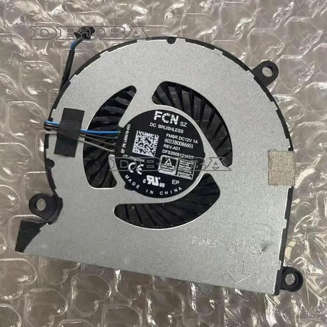 Alt view image 2 of 2 - New Fan for HP L89678-001 FMBR DC12V 1A 6033B0086601 DFS2009121K0T cooling fan