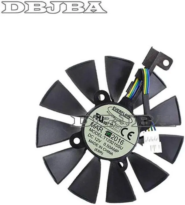 Main image of Cooling Fan Graphic Video Card GTX 980Ti 960 970 1060 1070 87mm 4Pin T129215SU