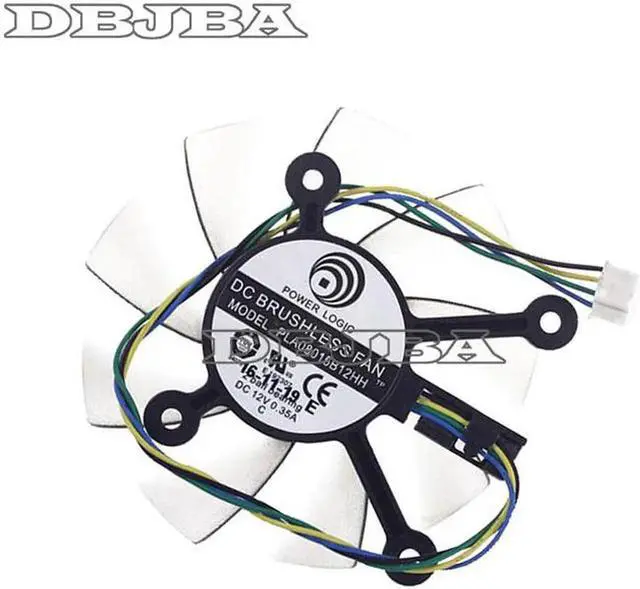 Main image of PLA08015B12HH DC12V 4Pin Graphics Card Cooling Fan For ASUS PH-GeForce GTX1050TI-4G