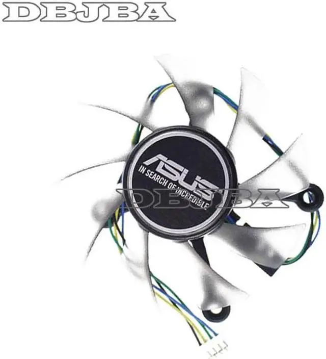 Alt view image 2 of 2 - PLA08015B12HH DC12V 4Pin Graphics Card Cooling Fan For ASUS PH-GeForce GTX1050TI-4G
