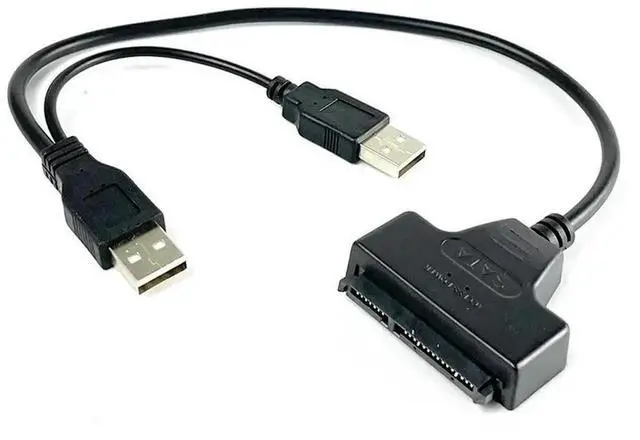 Alt view image 3 of 3 - SATA to USB 3.0 / 2.0 Cable Up to 6 Gbps for 2.5 Inch/3.5 Inch External HDD SSD Hard Drive SATA 22 Pin Adapter USB 3.0 to Sata