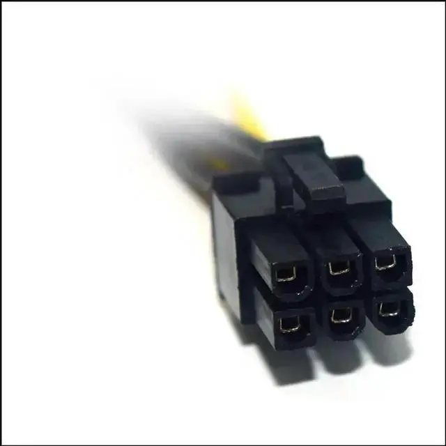 Alt view image 2 of 3 - 50cm 6 Pin To 8 Pin (6 + 2) PCI - E GPU Power Cable For Graphics Cards Breakout Board Mijnbouw Server