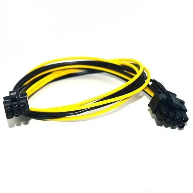 Alt view image 3 of 3 - 50cm 6 Pin To 8 Pin (6 + 2) PCI - E GPU Power Cable For Graphics Cards Breakout Board Mijnbouw Server