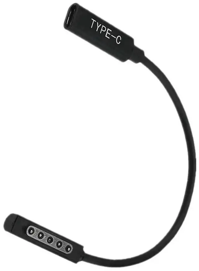 Main image of Type C PD Charging Cable USB C Female Power Supply Charger Adapter Converter for Microsof Surface Pro 1/2