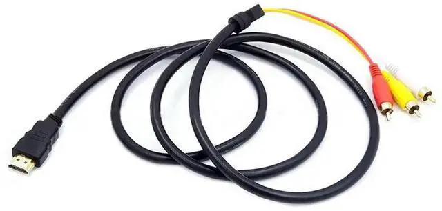 Main image of 1080P HDMI-Compatible Male S-Video To 3 RCA AV Audio Cable W/SCART To 3 RCA Phono Adapter