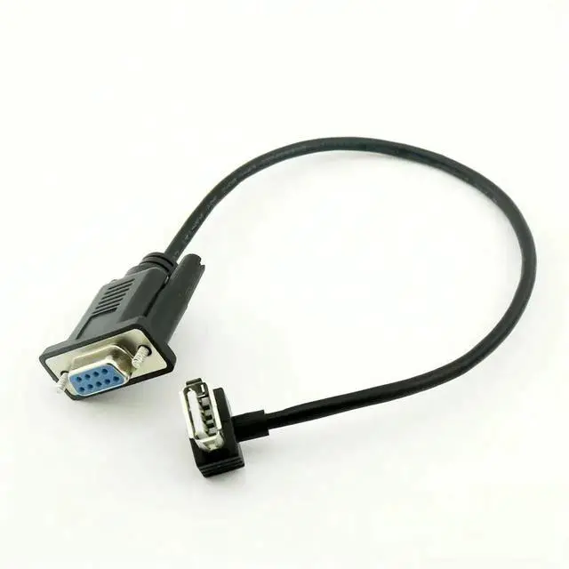 Main image of 1pc RS232 DB9 Female to USB 2.0 A Female Serial Cable Adapter Converter 8" Inch 25cm
