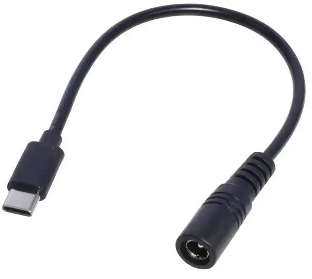 Alt view image 2 of 3 - DC Type-c Female To 5.5*2.1 Female Cables 5521 Power Jack DC Power Conector 5.5x2.1 Adapter USB Type C Converter