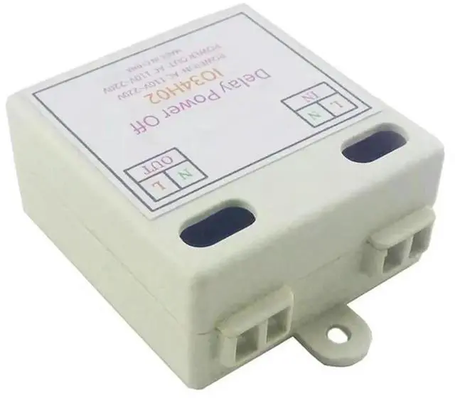 Main image of AC 120V 220V Time Delay Relay Power On Delay OFF Switch 1-480Min Adjustable Delay Power OFF Home Automation Controller