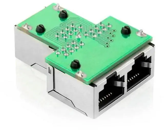 Main image of Ethernet Adapter Lan Cable Extender Splitter for Internet Connection Cat5 RJ45 Splitter Coupler Contact Modular Plug