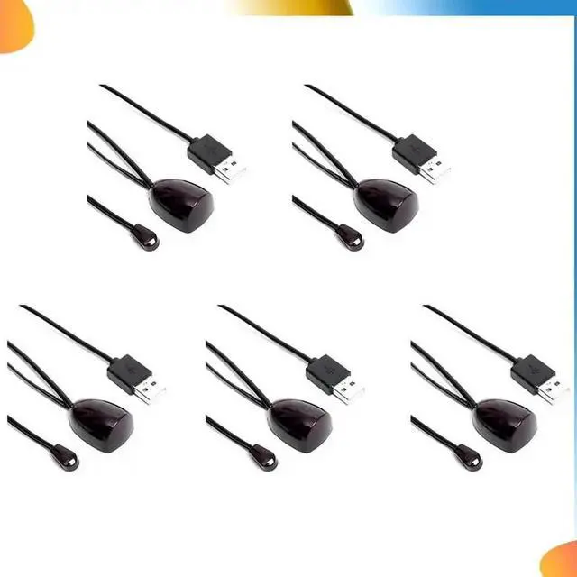Alt view image 2 of 4 - 5X IR Extender Infrared IR Remote Control Receiver USB IR Receiver Adapter Transmitter For Cable Box Stereo Receiver
