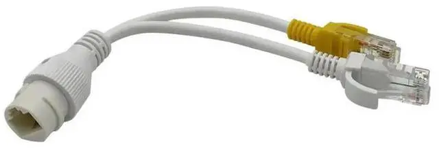 Alt view image 3 of 3 - POE Splitter Adapter Ethernet one network cable two camera Splitter Combiner Connector converter POE switch