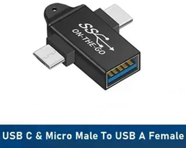 Main image of Universal OTG Type C Adapter USB C Male to Micro USB Female USB-C Converter for Macbook Note 20 Ultral Connector