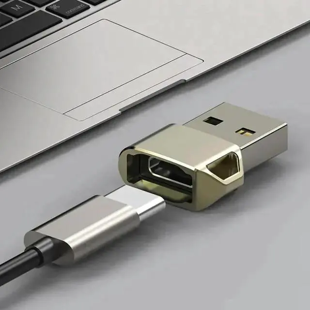 Alt view image 3 of 3 - Mini Type-C Jack Splitter, Android Mobile Smartphone USB C Connectors, Universal Usb To Type C Adapter, 1PCS OTG Converter