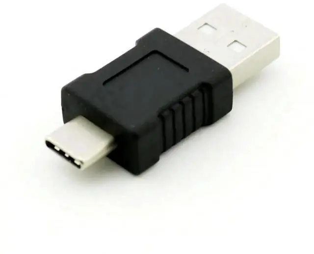Alt view image 3 of 4 - 1pc USB 2.0 A Male Plug to USB Type C 3.1 Male Plug Data Sync Charger Converter Adapter Connector