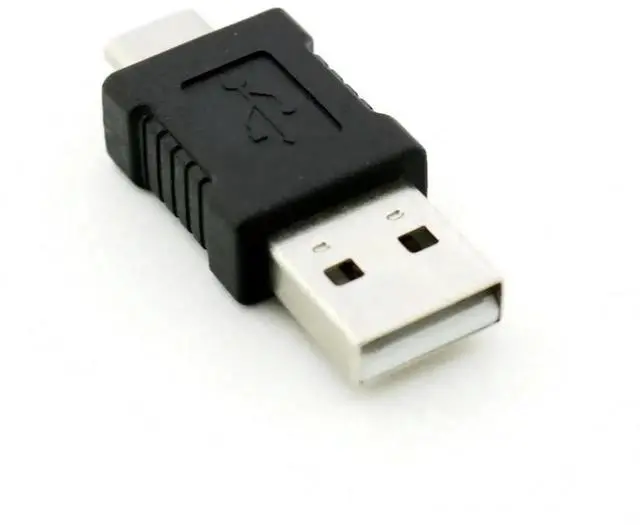 Alt view image 4 of 4 - 1pc USB 2.0 A Male Plug to USB Type C 3.1 Male Plug Data Sync Charger Converter Adapter Connector