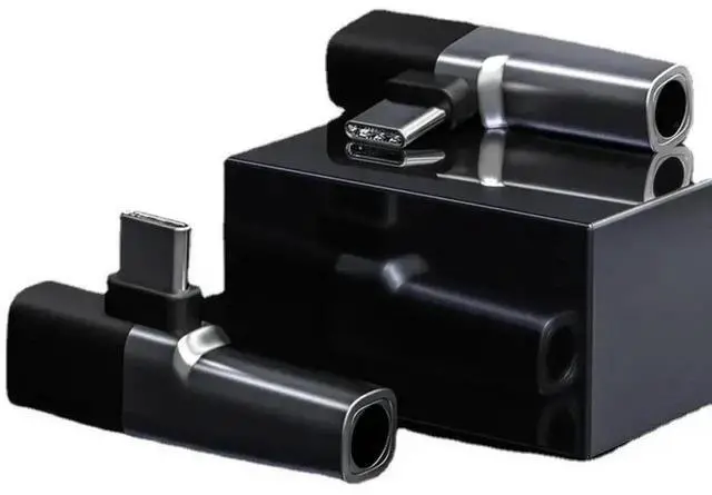 Alt view image 2 of 3 - USB C Splitter 2 in 1 Type C To 3.5mm Headphones Jack Audio Adapter For S24 S23 S22 S21 Ultra A54 15 Fast Charger