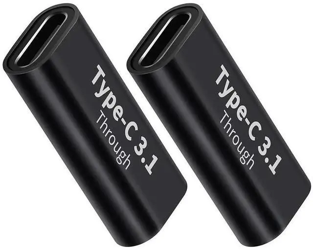 Main image of 1pc USB Type C 3.1 Coupler Female to USB-C 3.1 Female Adapter Extender Extension Data 10Gbps Fast Charging Connector Converter