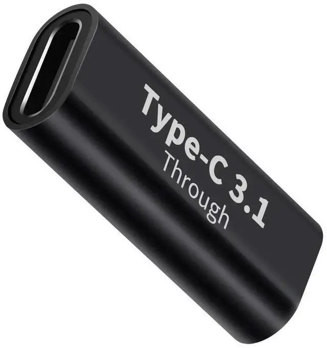 Alt view image 2 of 4 - 1pc USB Type C 3.1 Coupler Female to USB-C 3.1 Female Adapter Extender Extension Data 10Gbps Fast Charging Connector Converter