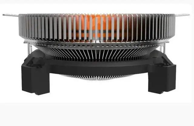 Alt view image 3 of 3 - CPU Cooler RGB 120mm PWM 4 Pin PC Radiator Quiet for LGA 1156 1155 AM3 CPU Cooling Fan