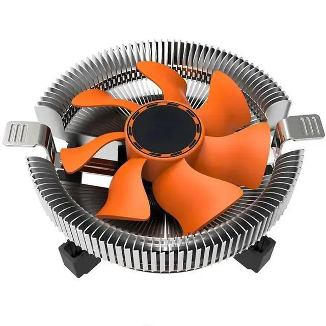Main image of CPU Cooler RGB 120mm PWM 4 Pin PC Radiator Quiet for LGA 1156 1155 AM3 CPU Cooling Fan