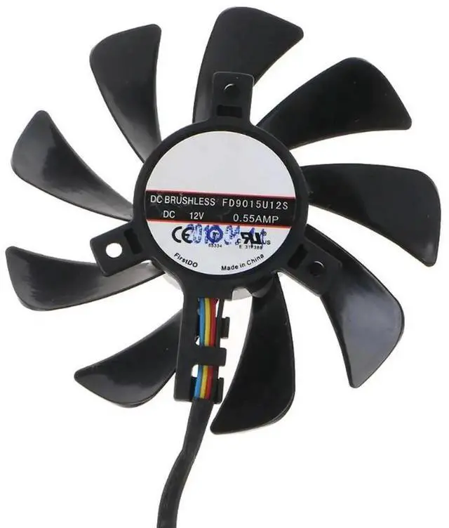 Main image of 1PC 85MM FD9015U12S VGA Fan Graphics Card Cooling Fan for HD7770 7750 HD7970 RX 580 gtx560 gtx 950