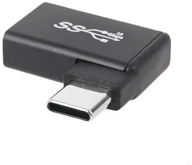 Alt view image 4 of 4 - Aluminum Adapter USB A Female to 90 Degree 3.1 Type C Male Converter Fit for phone Tablet Flash Drives Keyboard