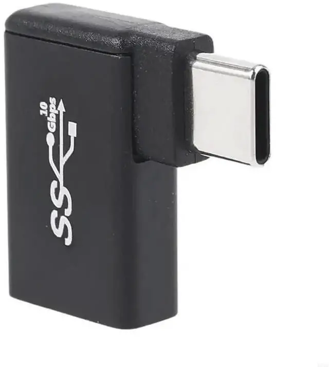 Main image of Aluminum Adapter USB A Female to 90 Degree 3.1 Type C Male Converter Fit for phone Tablet Flash Drives Keyboard