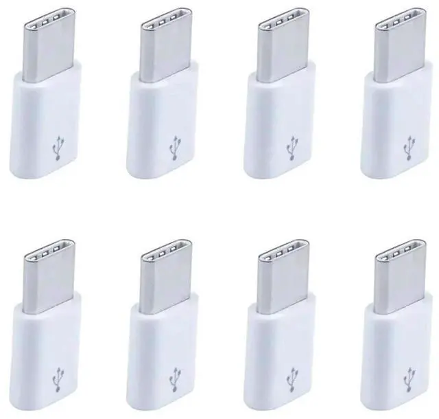 Alt view image 2 of 3 - Universal USB Type C 3.1 Male To Micro-USB 2.0 5 Pin Female Data Adapter:8PC