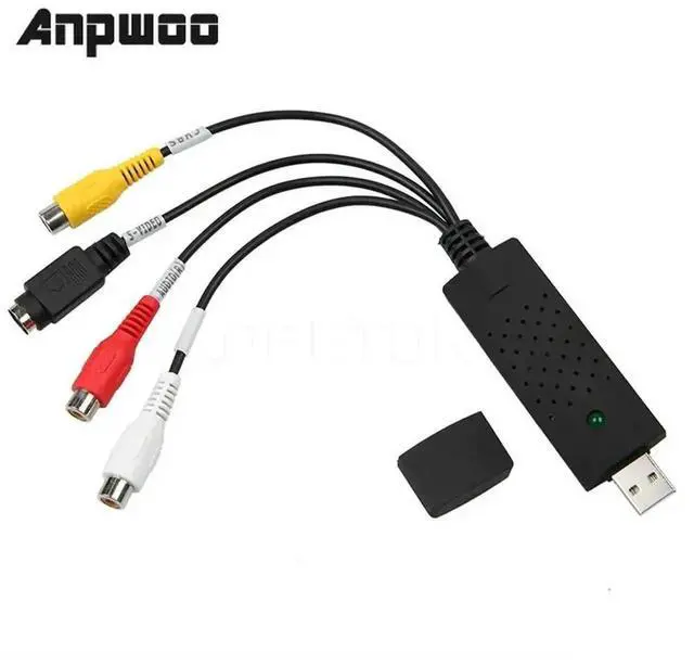 Alt view image 2 of 3 - 4 Channel Video TV DVD VHS Audio Capture Adapter Card, Easier Cap, TV Video DVR Capture Adapter, USB 2.0 Easy to Cap Capture