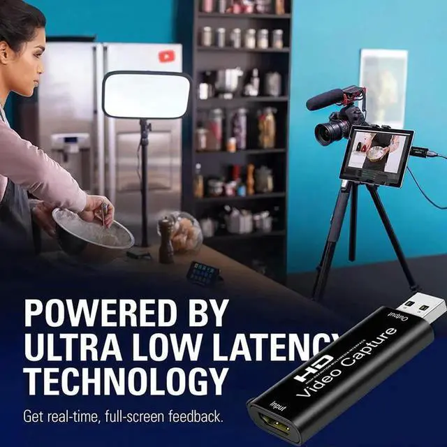 Alt view image 3 of 4 - l Video Capture Card HDMI-compatible 4K to USB2.0 Video Grabber Record Box for PS4 Game DVD Camera Recording Live Streaming