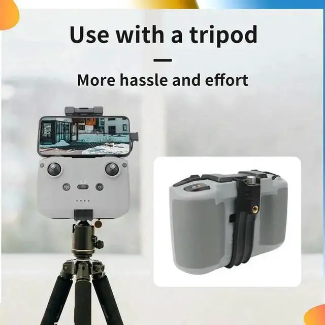 Alt view image 3 of 4 - 1/4 Inch Adapter Bracket For RC N3/N2 Remote Controller For FLIP/AIR3S/NEO Drone Accessories