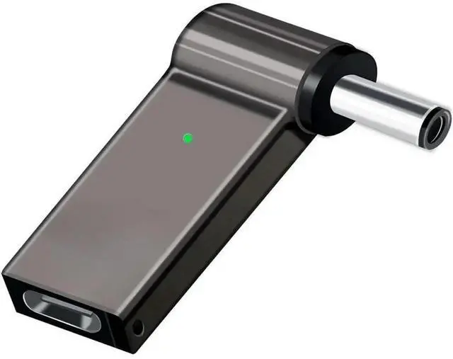 Alt view image 3 of 3 - FOR USB C to 4.5mm Laptop Charging Adapter Female Type C to Male DC 4.5 x 3.0mm Barrel Jack Plug 100W PD Power Connector