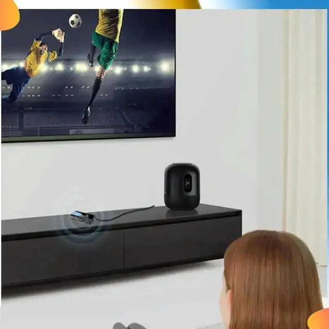 Alt view image 2 of 4 - 5.0 Audio Transmitter Receiver RX TX Hifi Lossless Sound Wireless Adapter LCD 3.5Mm Aux Jack For TV PC Car