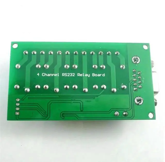 Main image of DC 12V 4 Channel RS232 Relay Board PC USB DB9 Interface Relay Module Serial Port Remote Control Switch For Motor Garage