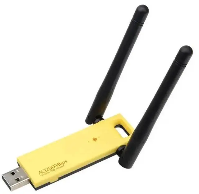 Main image of 1200Mbps Dual Band 5.8GHz 2.4Ghz 802.11AC Wifi Antenna Dongle Network Card for Laptop Desktop USB 3.0 Wifi Adapter