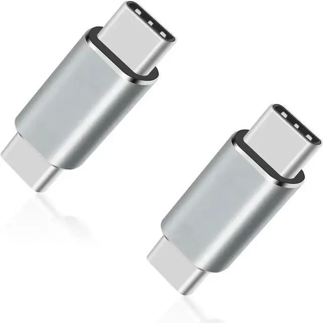 Main image of FOR USB C Male to Male Adapter, USB C Coupler, 40Gbps,100W PD, 8K@60Hz for 2/3, Book Pro/Air, Laptop, Phones (2 Pack)