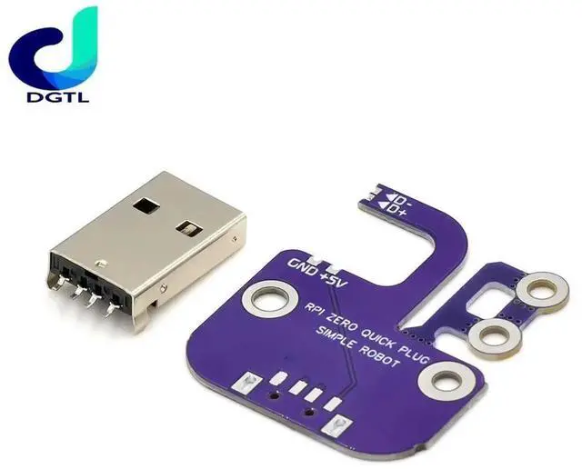 Alt view image 2 of 3 - Raspberry Pi Zero W USB adapter Multifunctional USB plug expansion board module