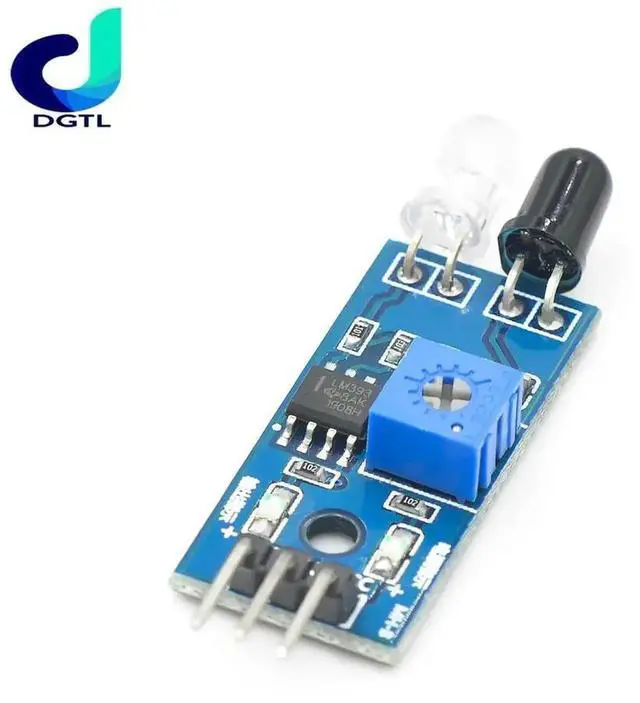 Alt view image 2 of 3 - IR Infrared Obstacle Avoidance Sensor Module for Smart Car Robot 3-wire Reflective Photoelectric