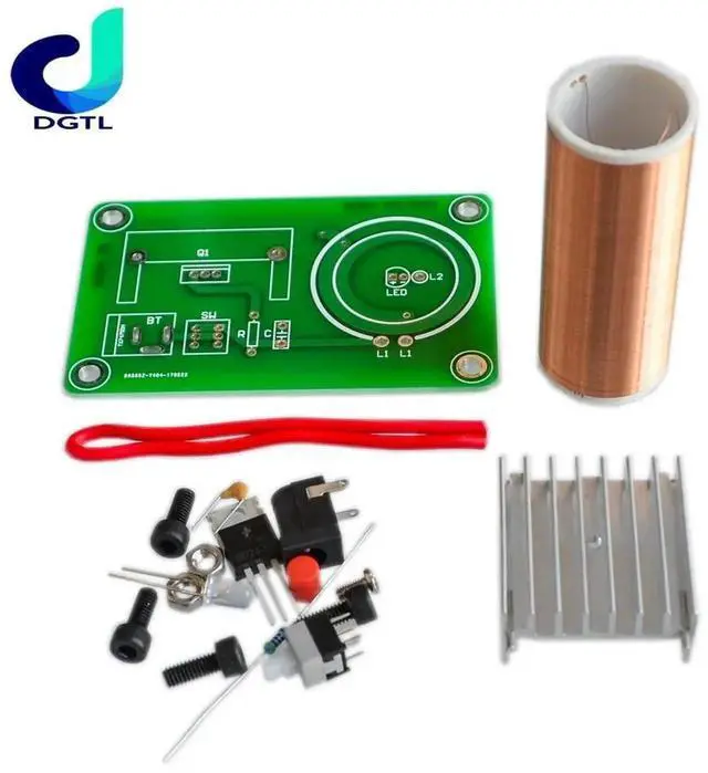 Main image of 15W Mini Tesla Coil Plasma Speaker Kit Music Wireless Transmission Board Module DC 15-24V For DIY